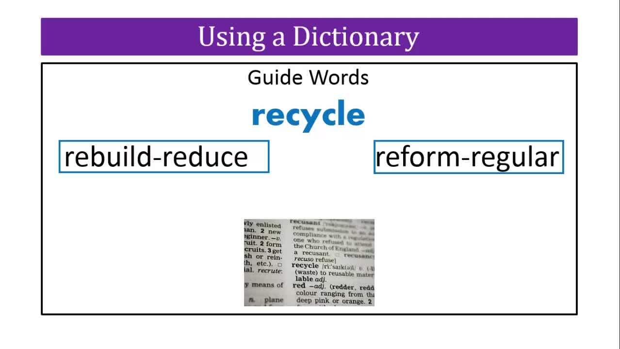 Using a Dictionary